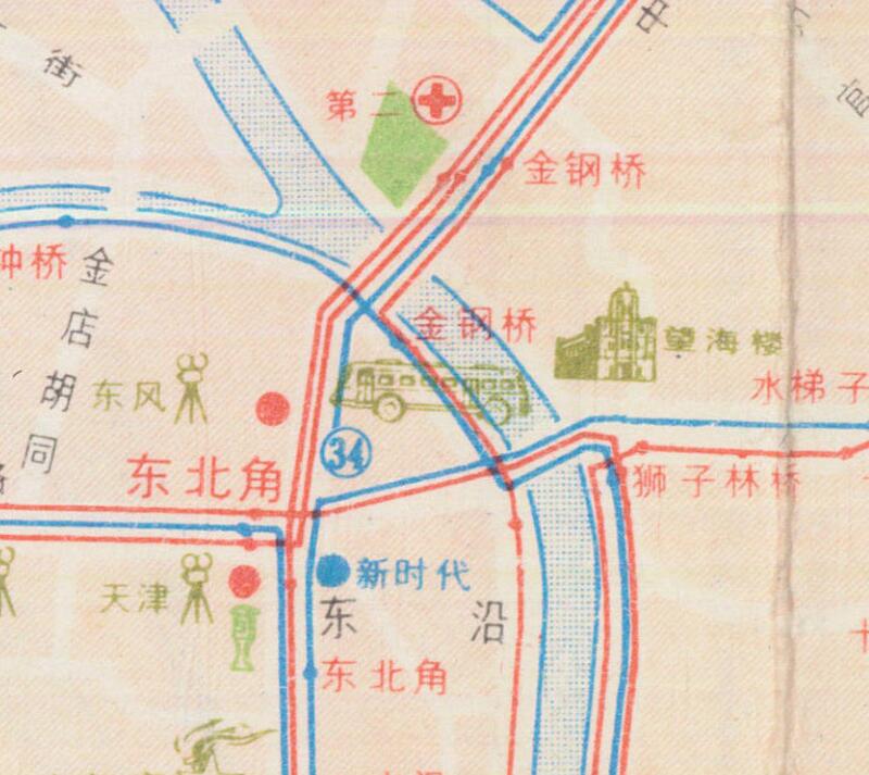 1982年《天津游览图》预览图4 1982年《天津游览图》预览图4