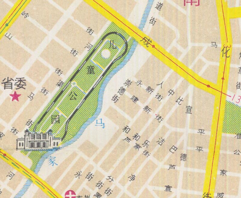 1984年《哈尔滨交通图》预览图4 1984年《哈尔滨交通图》预览图4