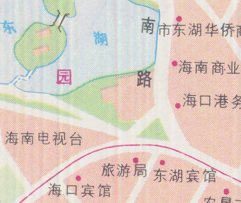 1986年《海南岛交通游览图》预览图3