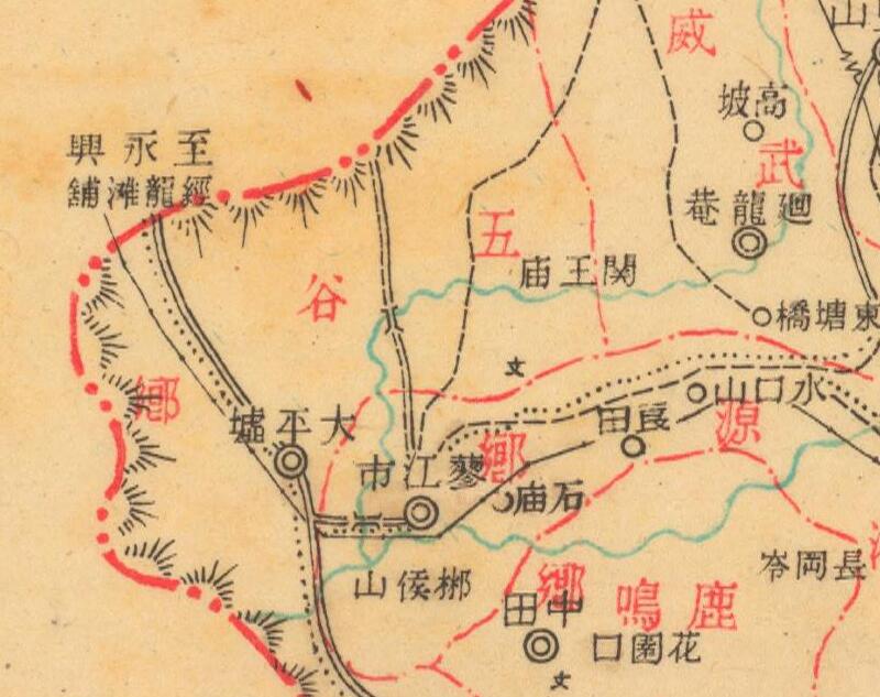 1940年湖南《资兴县图》预览图3 1940年湖南《资兴县图》预览图3