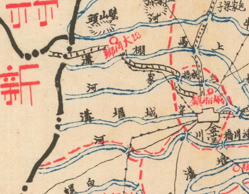 1945年四川《金堂县地图》预览图3 1945年四川《金堂县地图》预览图3