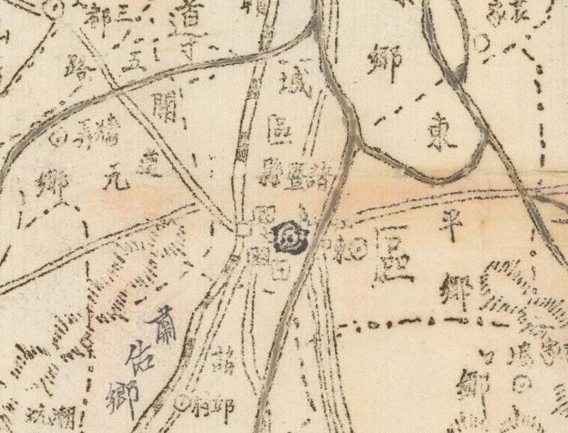 1942年绍兴《浙江省诸暨县图》预览图1 1942年绍兴《浙江省诸暨县图》预览图1