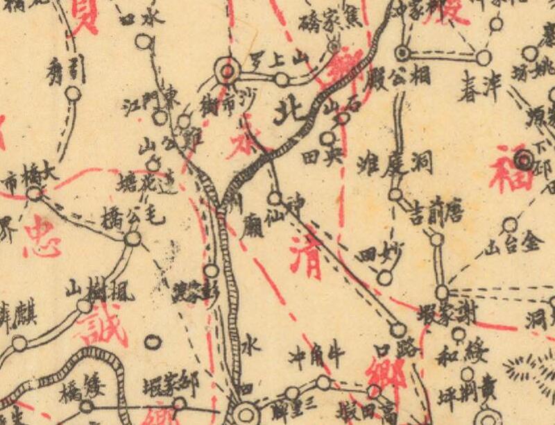 1942年湖南《浏阳县图》预览图2 1942年湖南《浏阳县图》预览图2