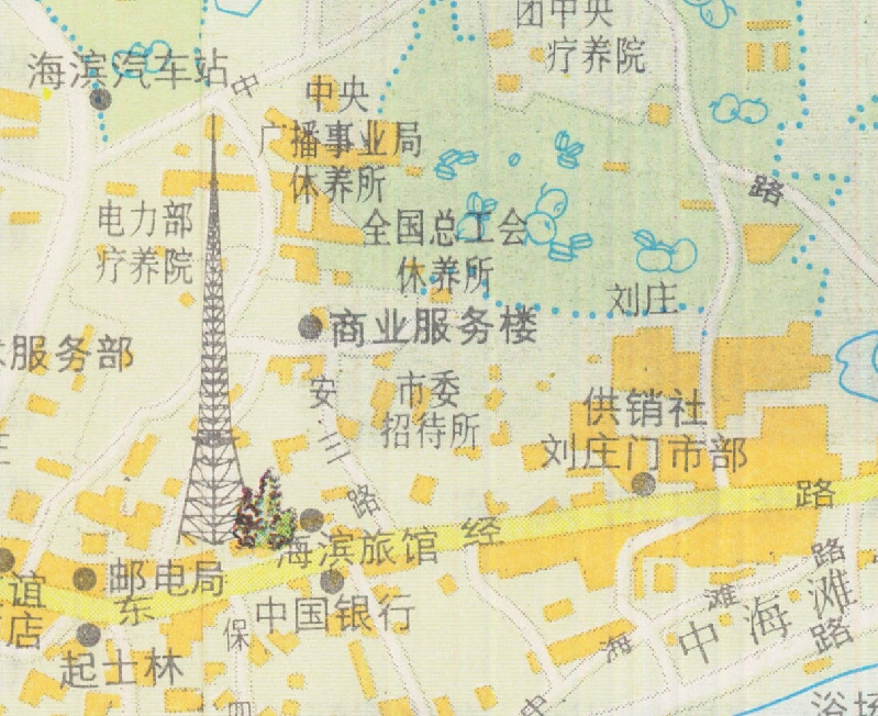 1986年《北戴河游览图》预览图2