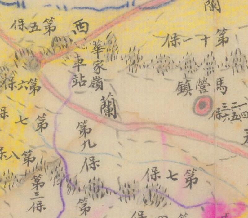1941年民国定西《甘肃省通渭县图》预览图2