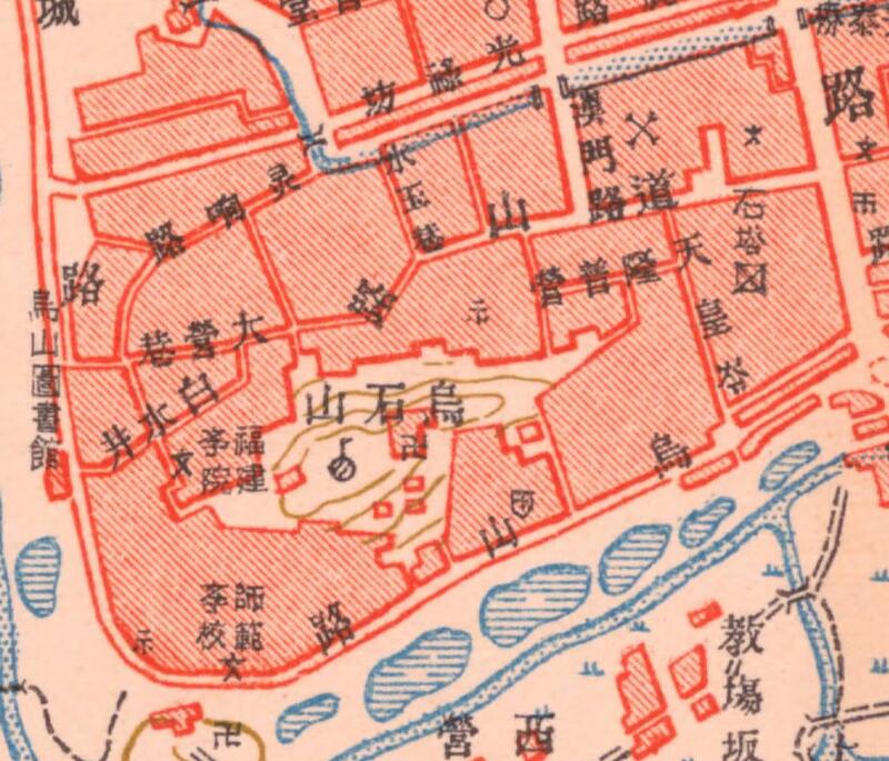 1937年民国《福建省会附近地形图》预览图2