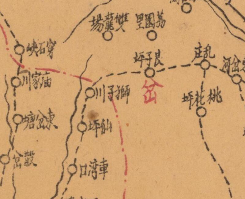 民国甘肃《天水县》地图预览图3