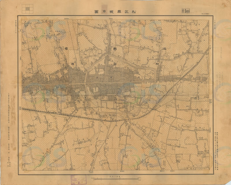 1947年上海《松江县城市图》预览图