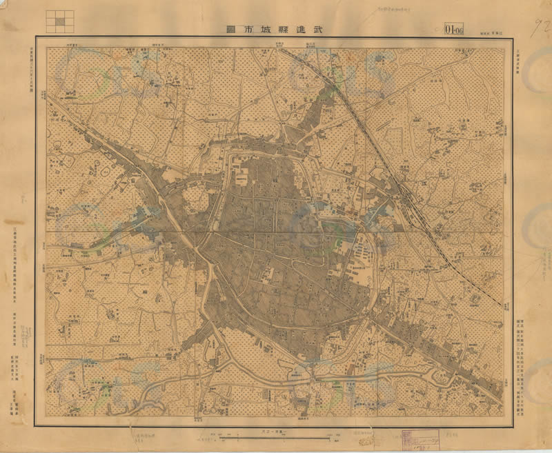 1947年常州《武进县城市图》预览图 1947年常州《武进县城市图》预览图