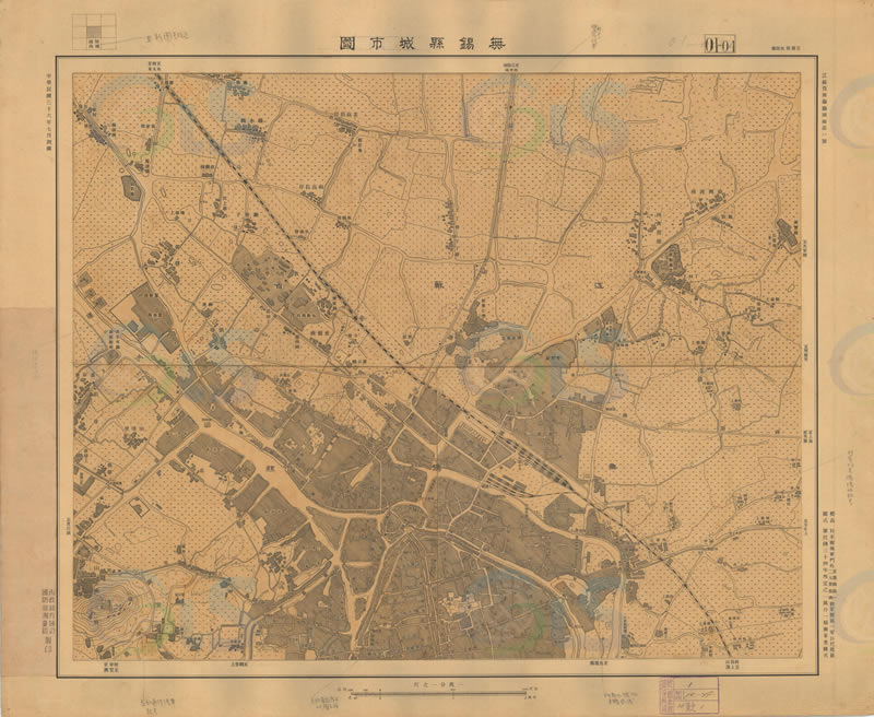 1947年江苏《无锡县城市图》预览图
