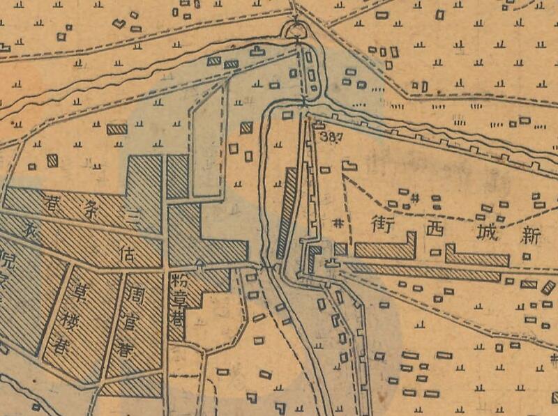 1947年江苏《淮安县城市图》预览图1
