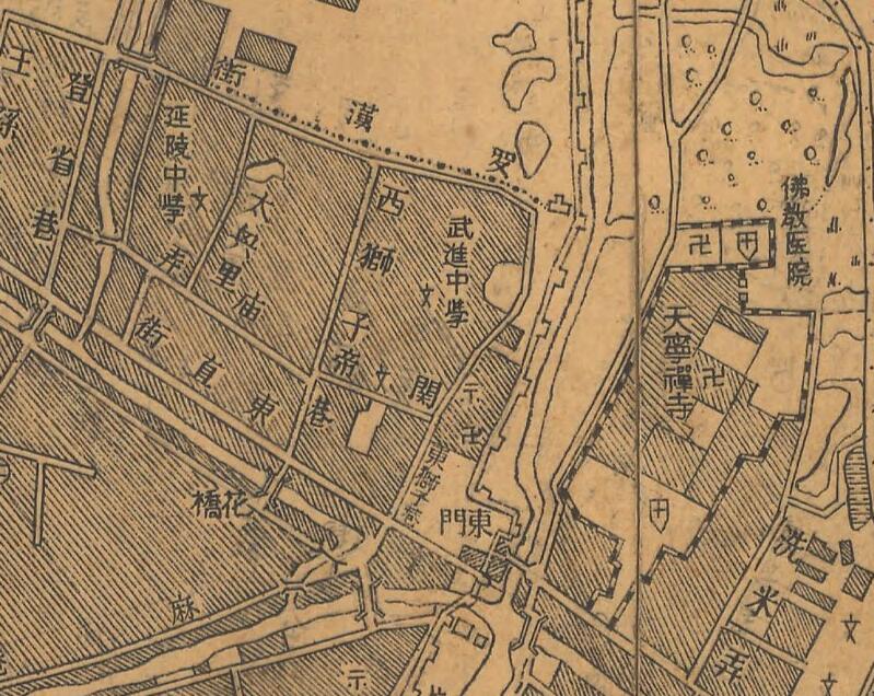 1947年常州《武进县城市图》预览图1 1947年常州《武进县城市图》预览图1