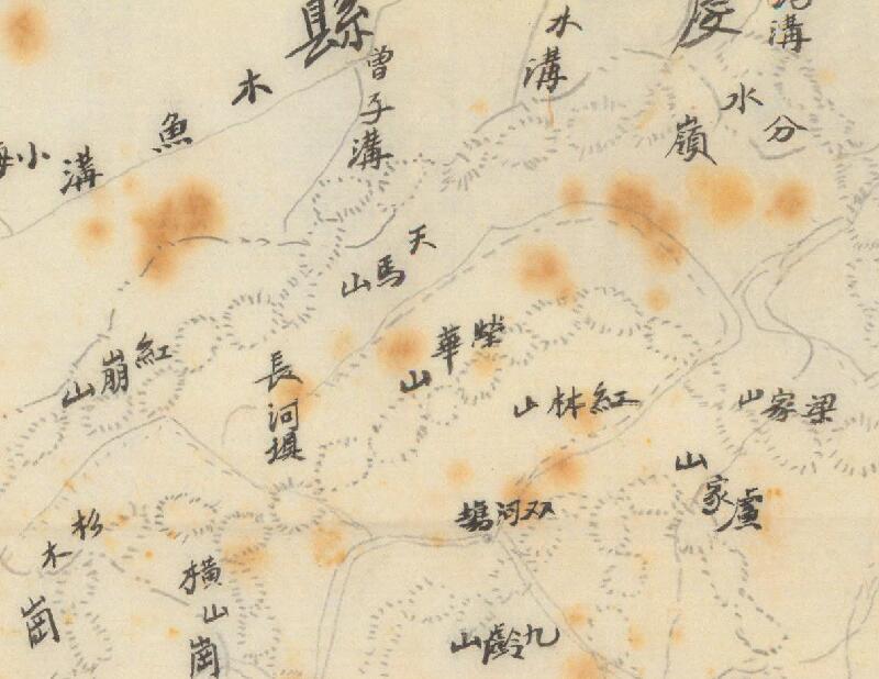 1941年《四川省大邑县图》预览图2