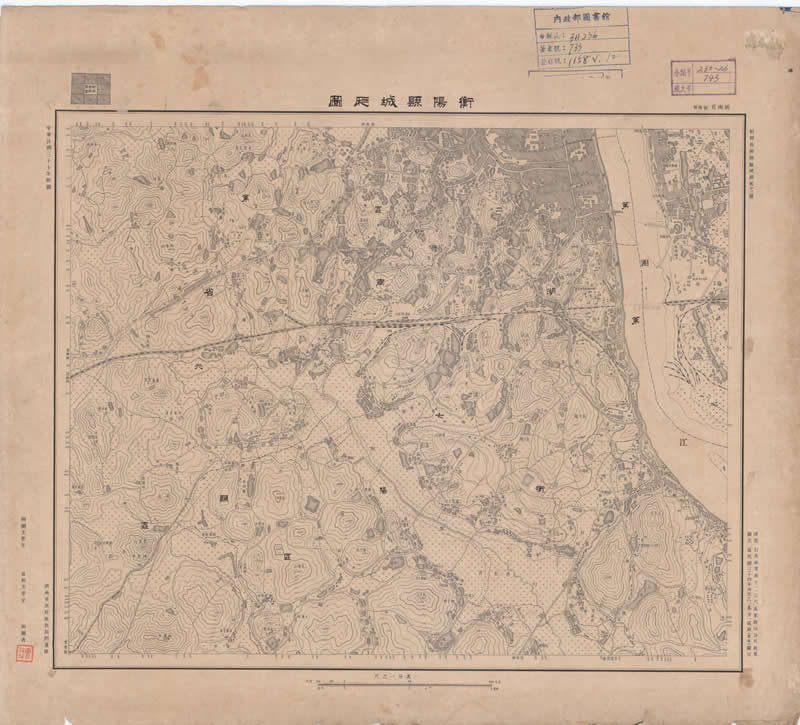 1948年民国湖南衡阳《衡阳县城厢图》预览图2