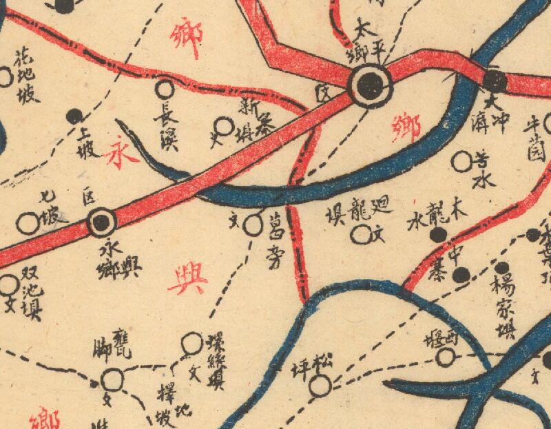 1943年民国遵义《贵州省余庆县县图》预览图2