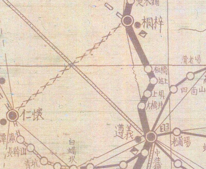 1947年民国《贵州省交通全图》预览图2