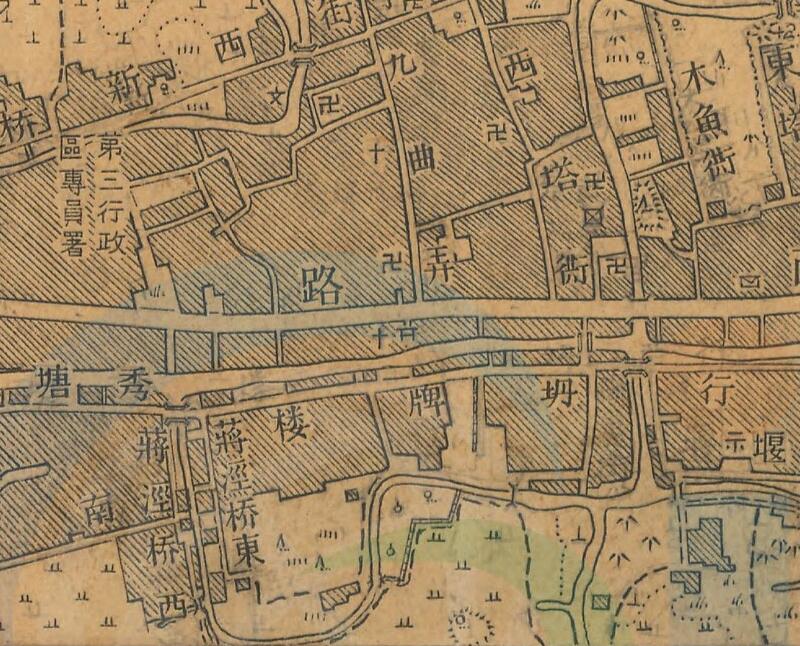 1947年上海《松江县城市图》预览图3