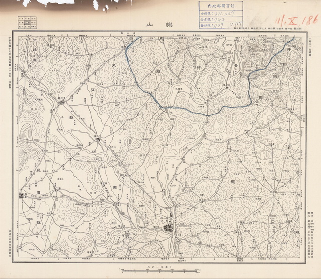 四川乐山历史老地图大全预览图6 四川乐山历史老地图大全预览图6
