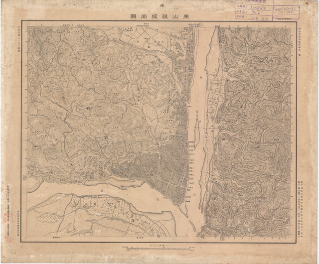 四川乐山历史老地图大全预览图13 四川乐山历史老地图大全预览图13