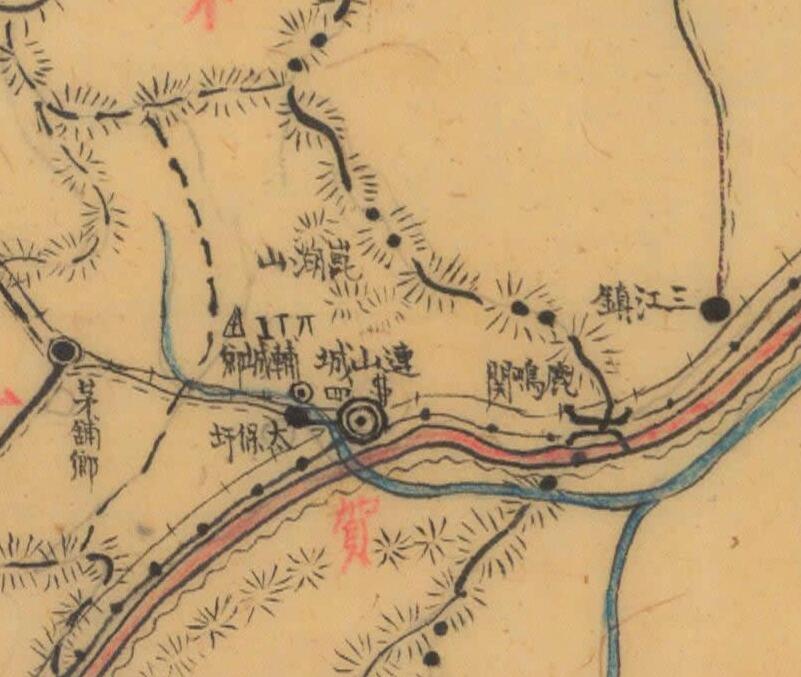 1941年民国清远《广东省连山县图》预览图1