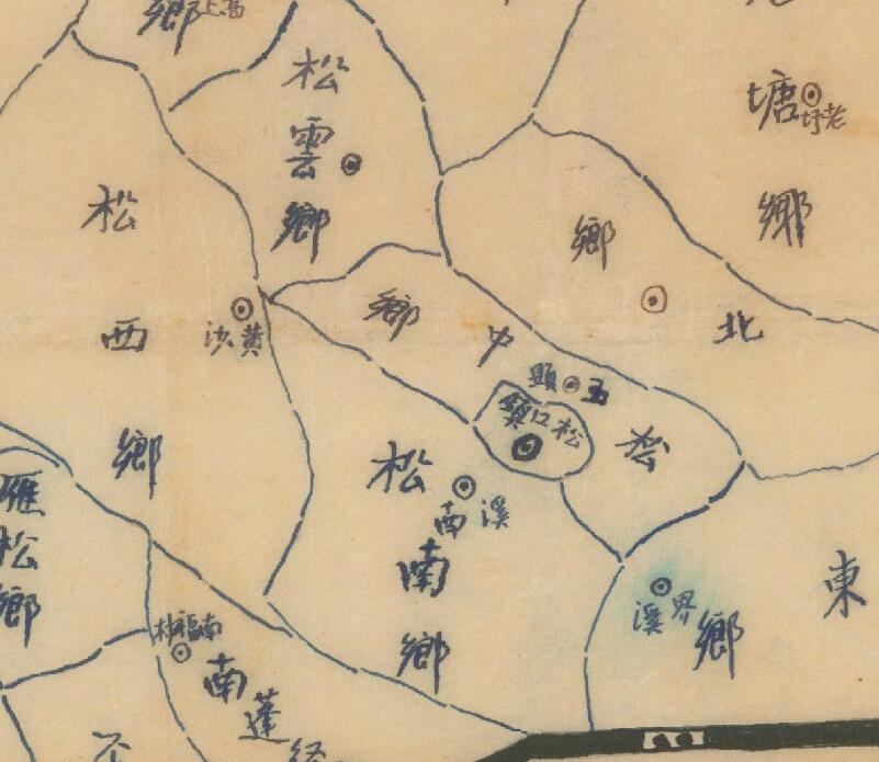 1943年广东梅州《梅县县图》预览图2