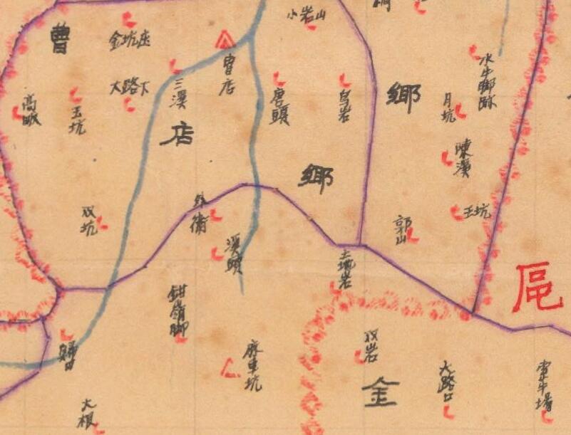 1944年台州《浙江省仙居县乡镇区域详图》预览图2