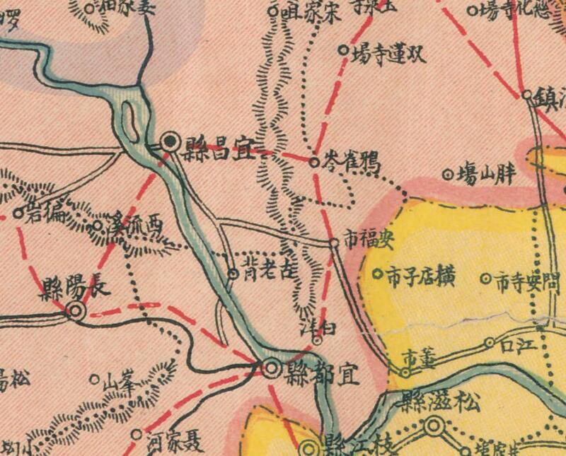1934年民国《湖北全省分区图》预览图2