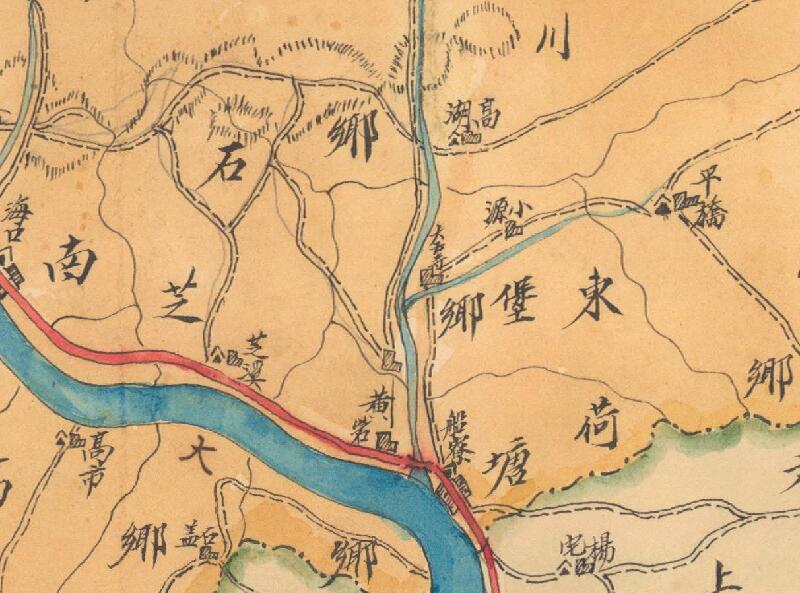 1941年丽水《浙江省青田县乡镇区城详图》预览图3 1941年丽水《浙江省青田县乡镇区城详图》预览图3