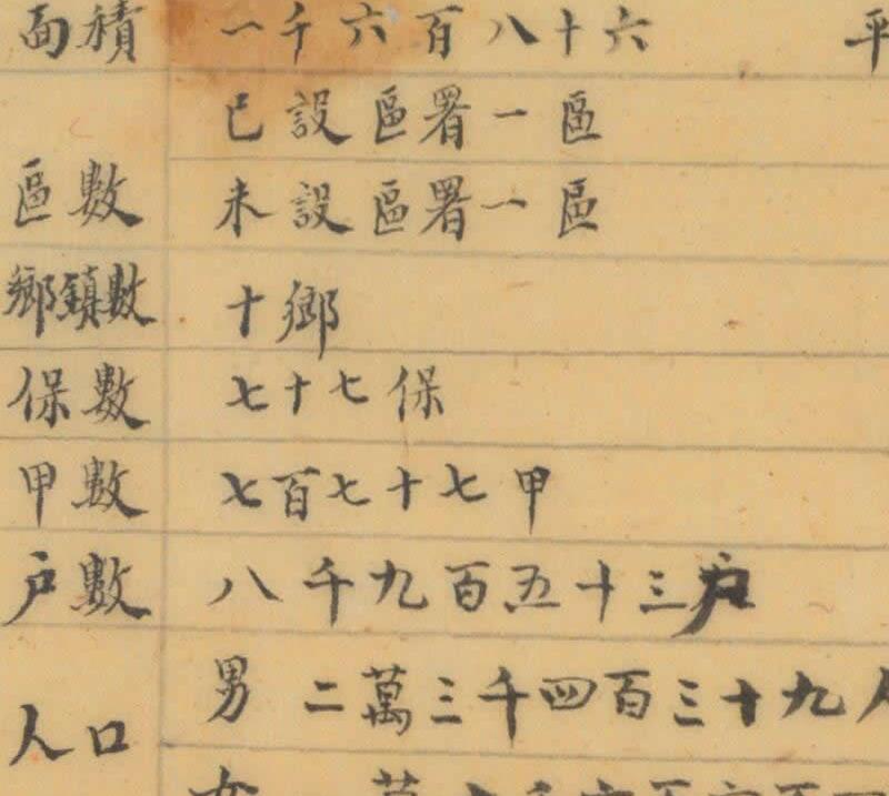 1941年民国清远《广东省连山县图》预览图3