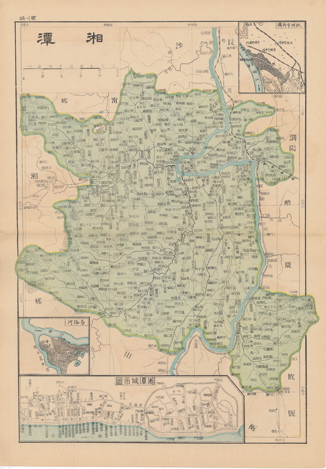 湖南湘潭历史老地图大全预览图3