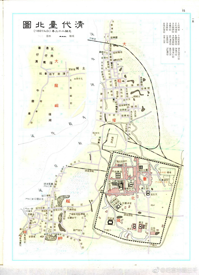 台湾台北历史老地图大全预览图3 台湾台北历史老地图大全预览图3