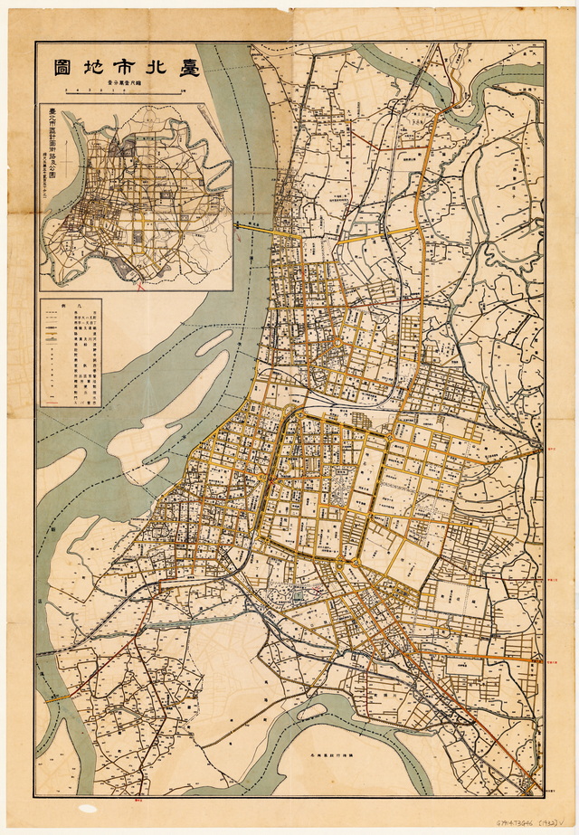 台湾台北历史老地图大全预览图11 台湾台北历史老地图大全预览图11