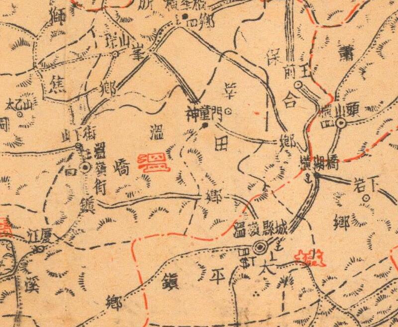 1944年民国时期《浙江省温岭县图》预览图1 1944年民国时期《浙江省温岭县图》预览图1