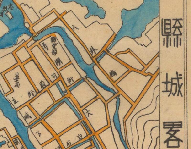 1943年温州《浙江省平阳县图》预览图3