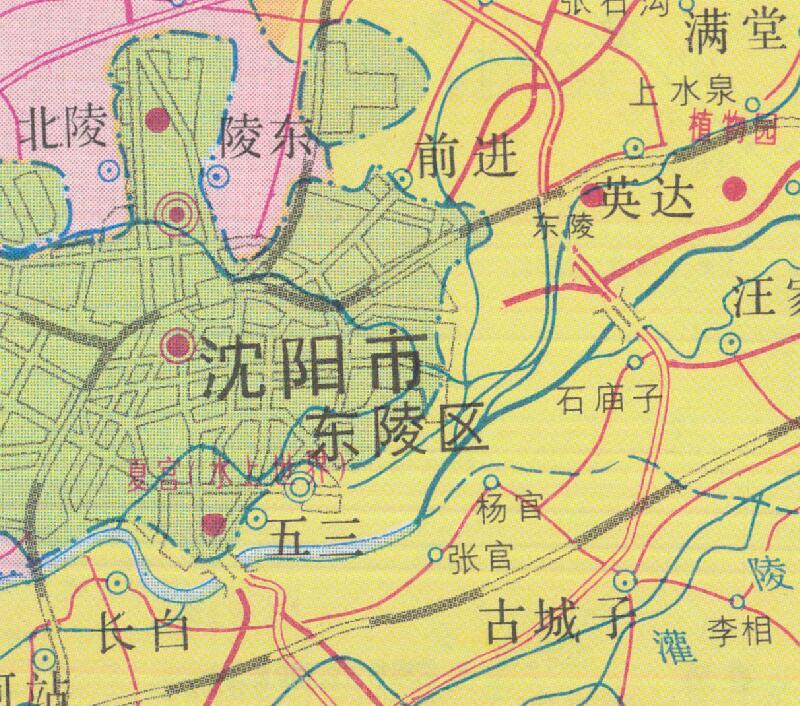 1994年辽宁《沈阳实用地图》预览图4