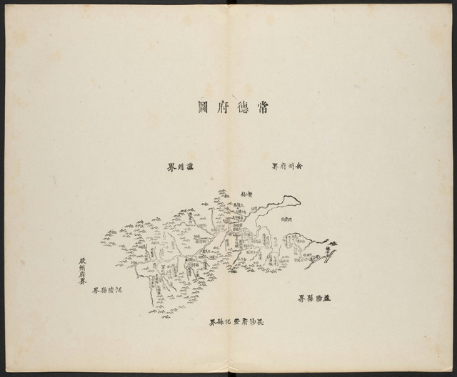 湖南常德历史老地图大全预览图2