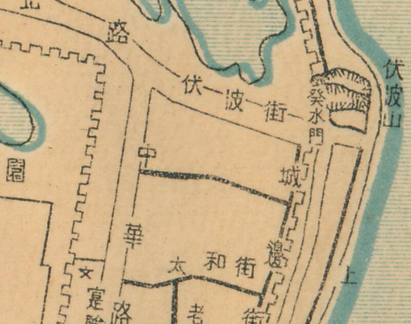 1944年民国广西《桂林市街道简明图》预览图1