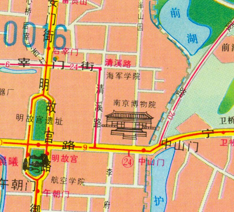 1991年江苏《南京旅游图》预览图2 1991年江苏《南京旅游图》预览图2