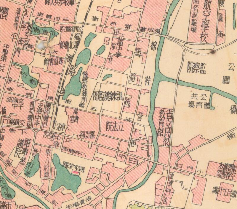 1935年民国江苏《南京城市图》预览图2