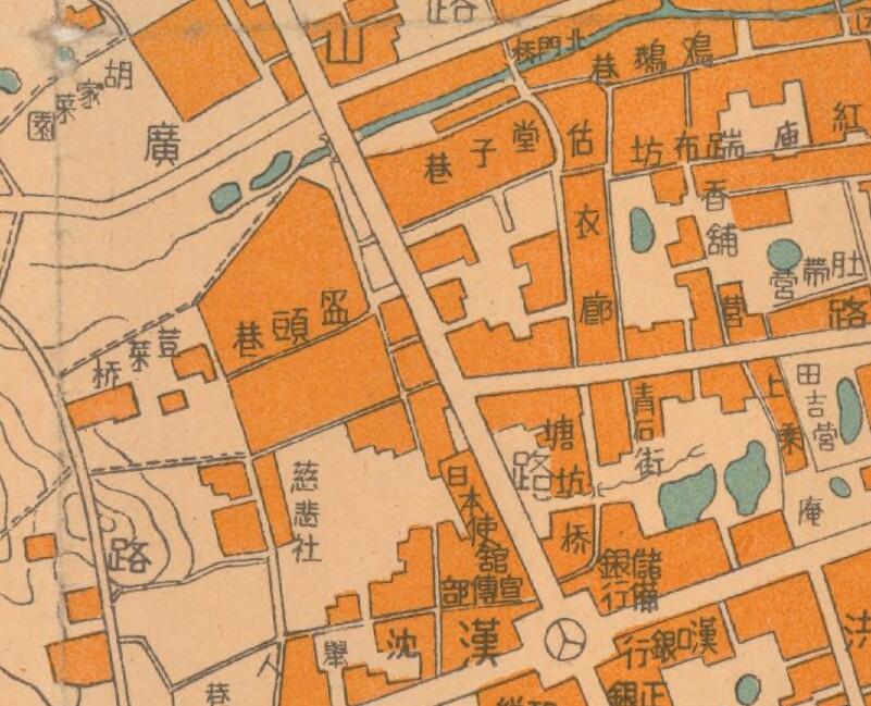 1943年民国江苏《南京市市街图》预览图2
