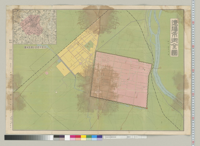 辽宁辽阳历史老地图大全预览图8