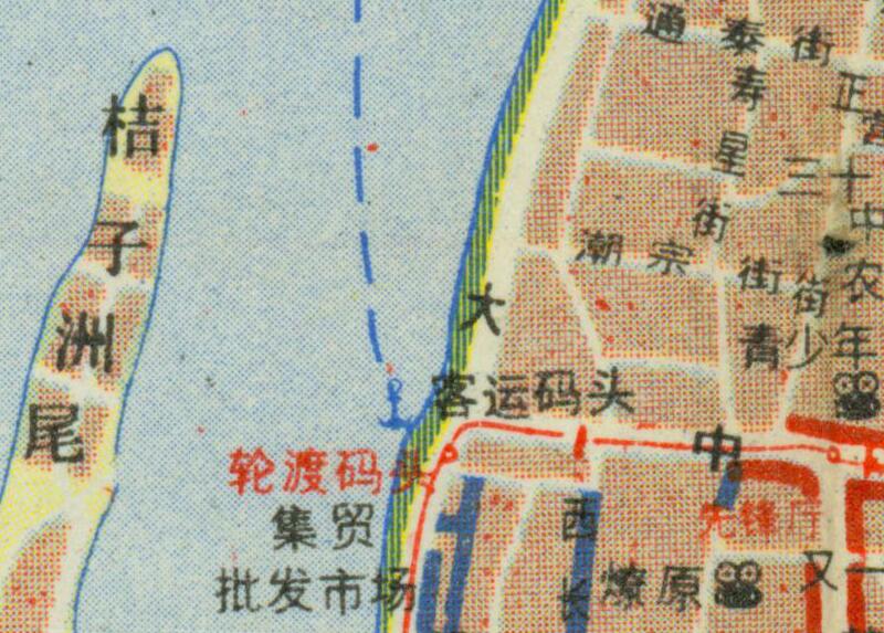 1987年湖南《长沙旅游交通图》预览图3 1987年湖南《长沙旅游交通图》预览图3