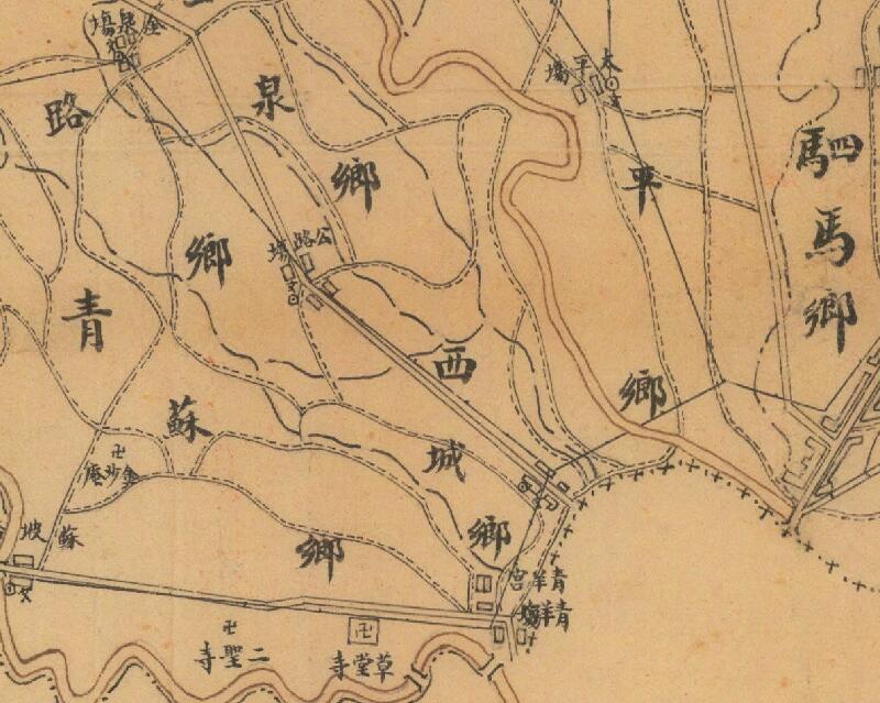 1941年版民国《四川省成都县图》预览图1 1941年版民国《四川省成都县图》预览图1