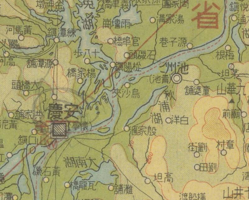 1939年《上海南京附近》地形图预览图2