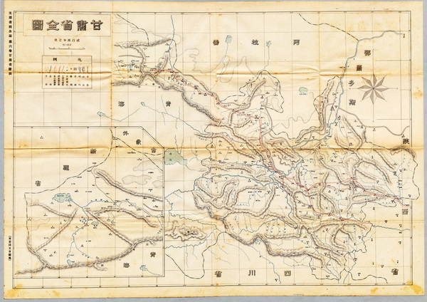 甘肃省历史老地图大全预览图10 甘肃省历史老地图大全预览图10