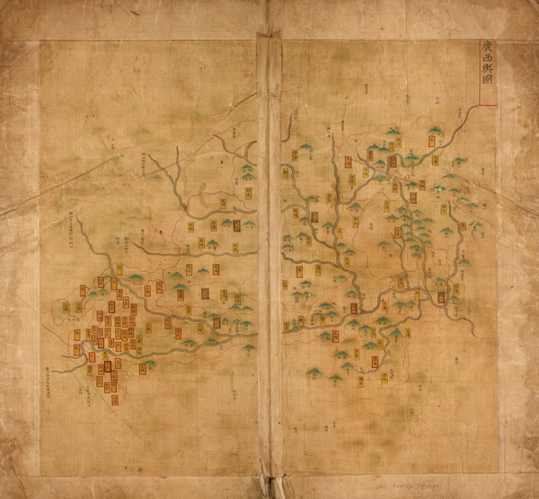 广西省历史老地图大全预览图