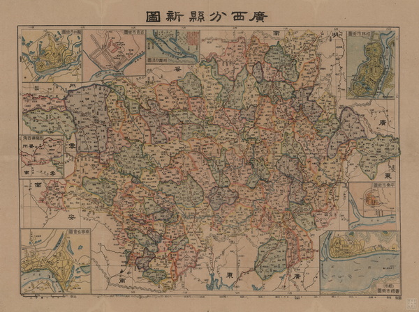 广西省历史老地图大全预览图10