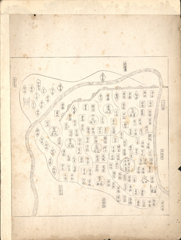 陕西省历史老地图大全预览图1 陕西省历史老地图大全预览图1