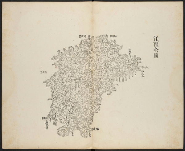 江西省历史老地图大全预览图3