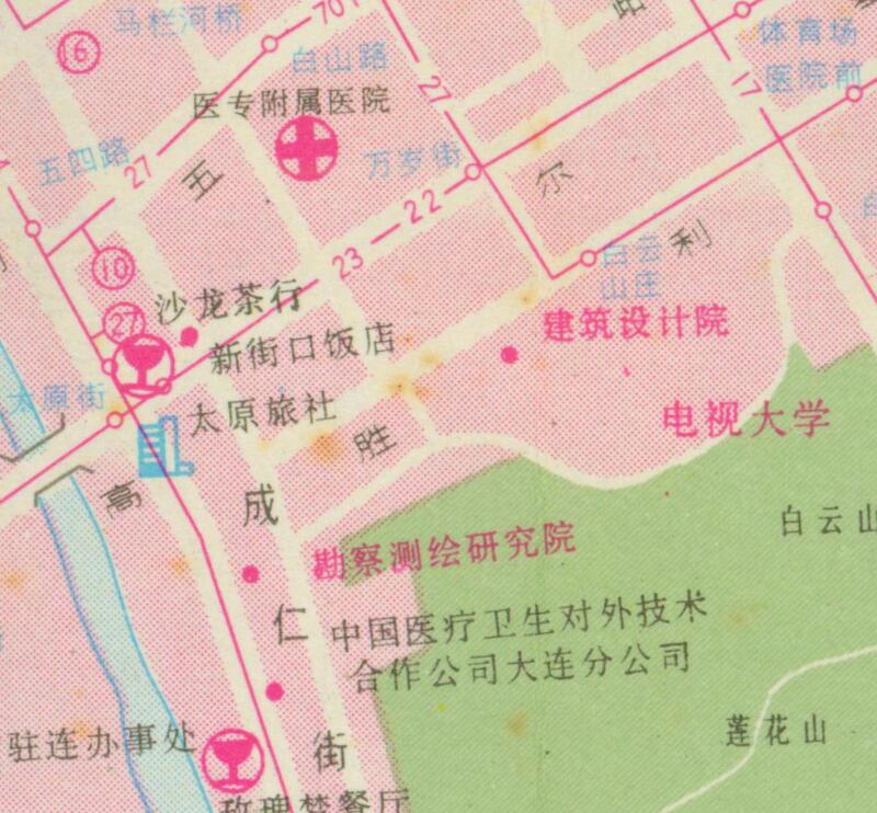 1993年辽宁《大连交通游览图》预览图4